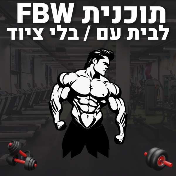 תוכנית אימון FBW לבית עם / וללא ציוד