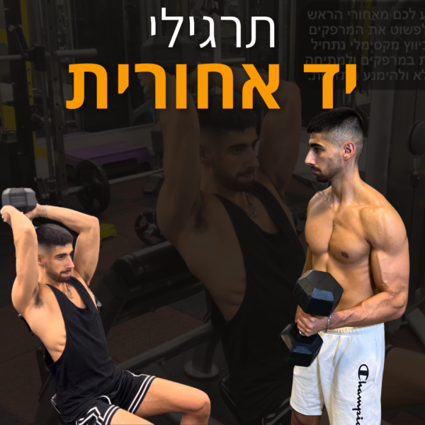 4 תרגילים ליד אחורית גדולה וענקית בחדר הכושר – אסף סבג