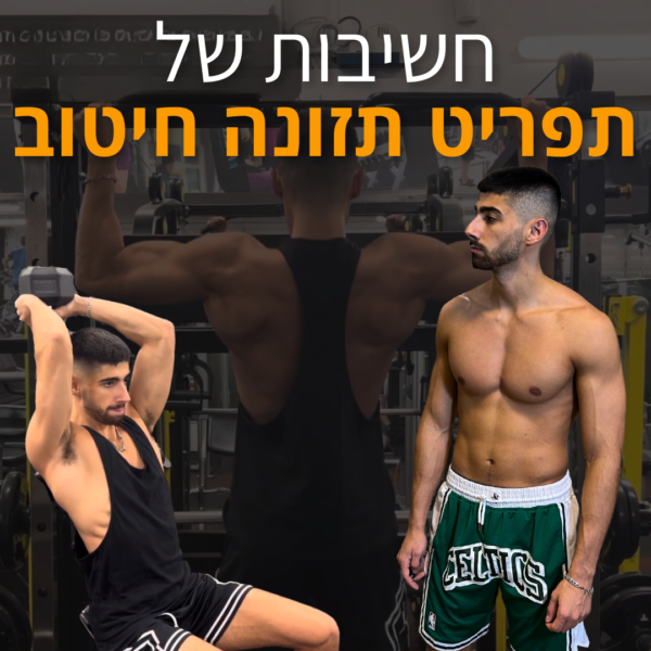 בניית תפריט תזונה לחיטוב וירידה במשקל