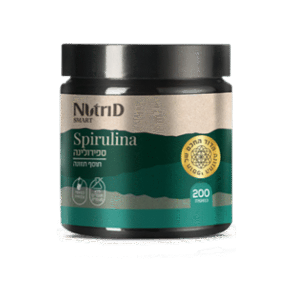 ספירולינה טבעונית | nutri D - נוטרי די