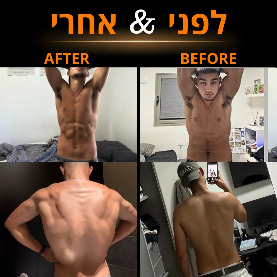 חיטוב ועלייה במסת שריר נקייה